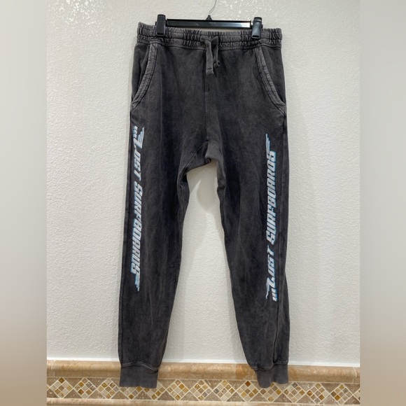 Lost surfboards jogger pants size L vintage black - Picture 1 of 3
